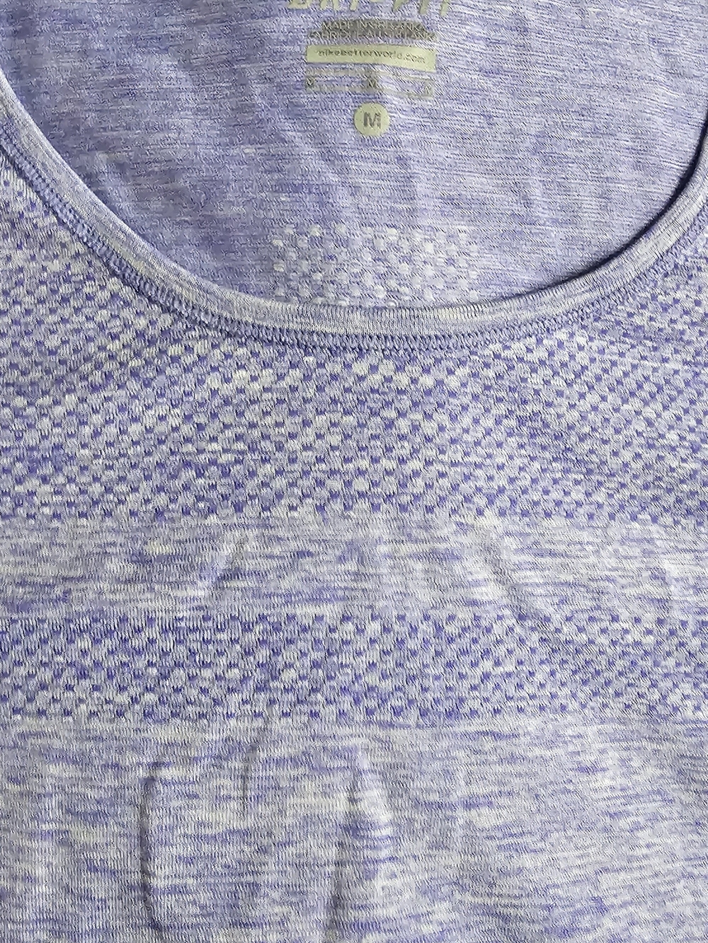 Seamless Lavender Heather Women's Tank Top - Athletic Comfort